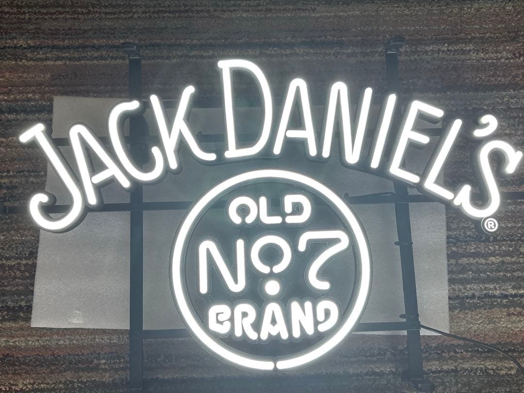 【非売品】ジャックダニエル　old No.7　ネオン管サイン