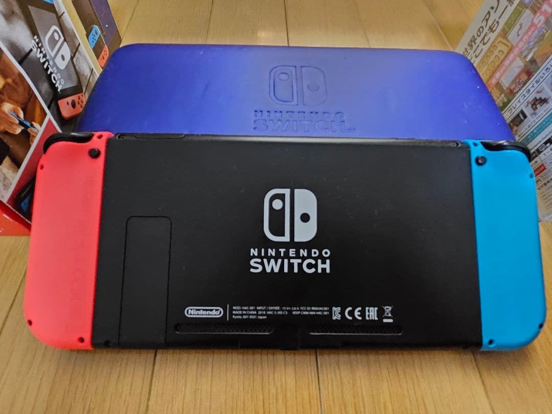 Nintendo Switch 本体 ジョイコン 青/赤 ゲームソフト6本付き
