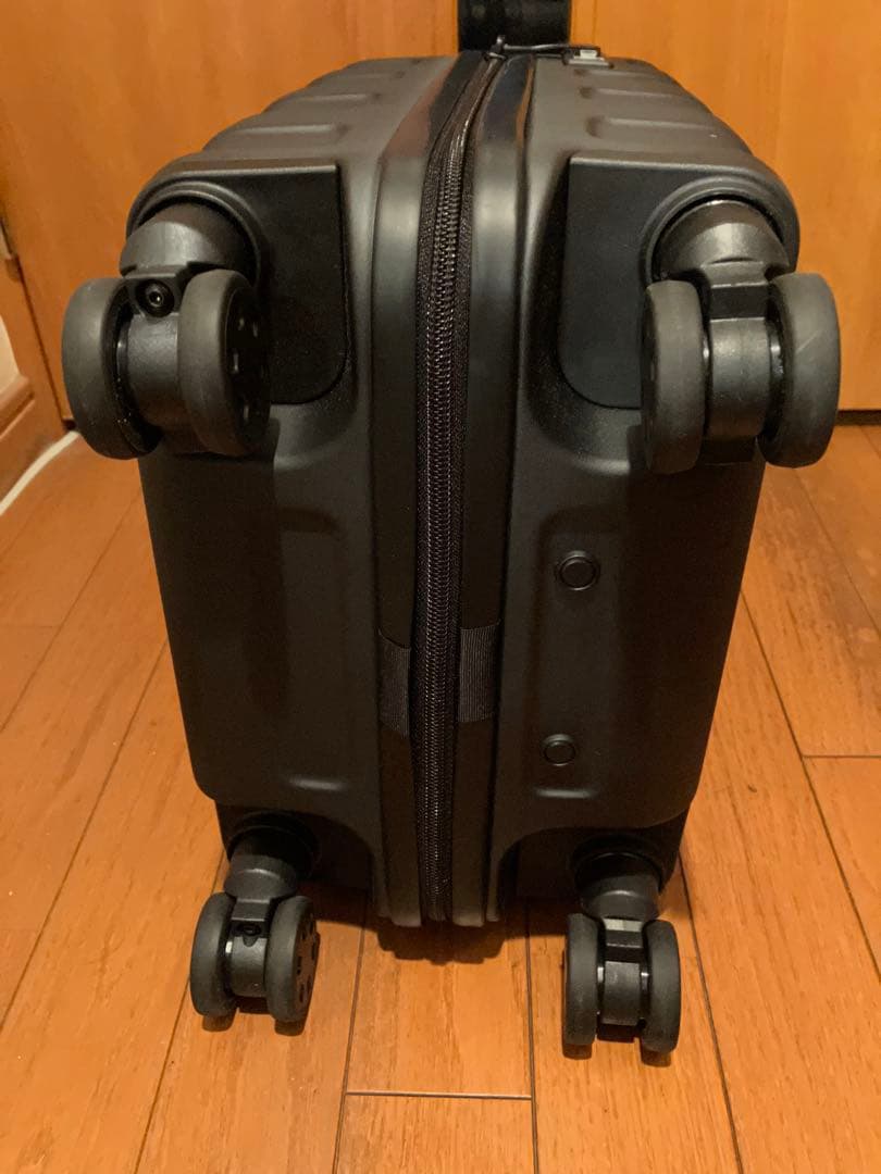 MUJI バーを自由に調節できる　 ハードキャリーケース（２０Ｌ）ブラック