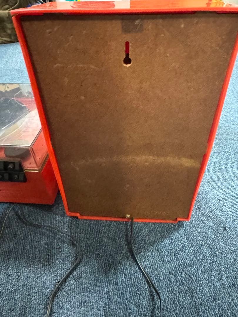 昭和レトロ　ナショナル　レコードプレーヤー　SF–448 レッド　ステレオ