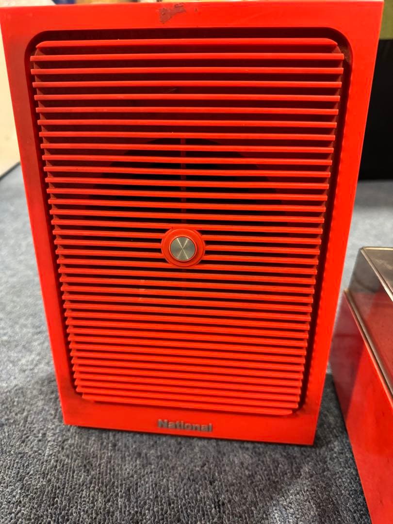 昭和レトロ　ナショナル　レコードプレーヤー　SF–448 レッド　ステレオ