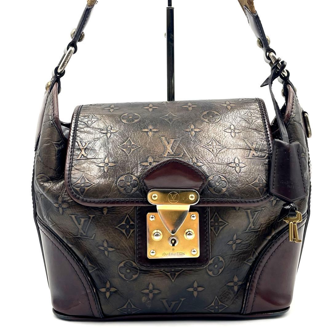 ルイヴィトン モノグラム ブロンズ セルジャンPM 2007年 ショルダーバッグ