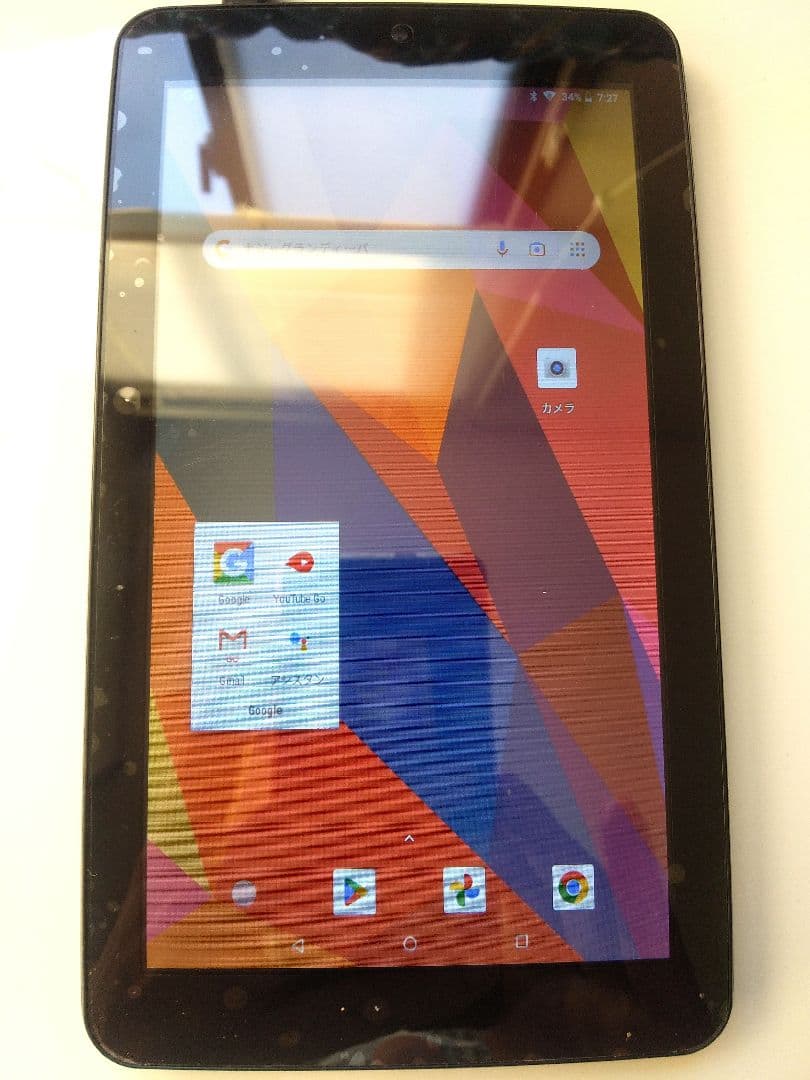 JENESIS タブレット JT07-81B　箱付き　動画鑑賞用、車内鑑賞用に