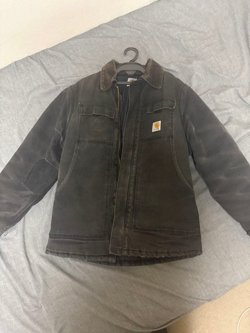 Carhartt ダークブラウン ダックジャケット