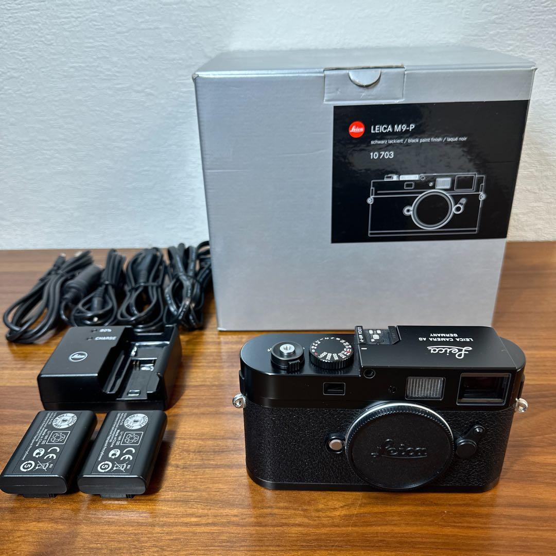 ライカ M9-P ブラックペイント バッテリー2個付きCCD対策済　777ゾロ目