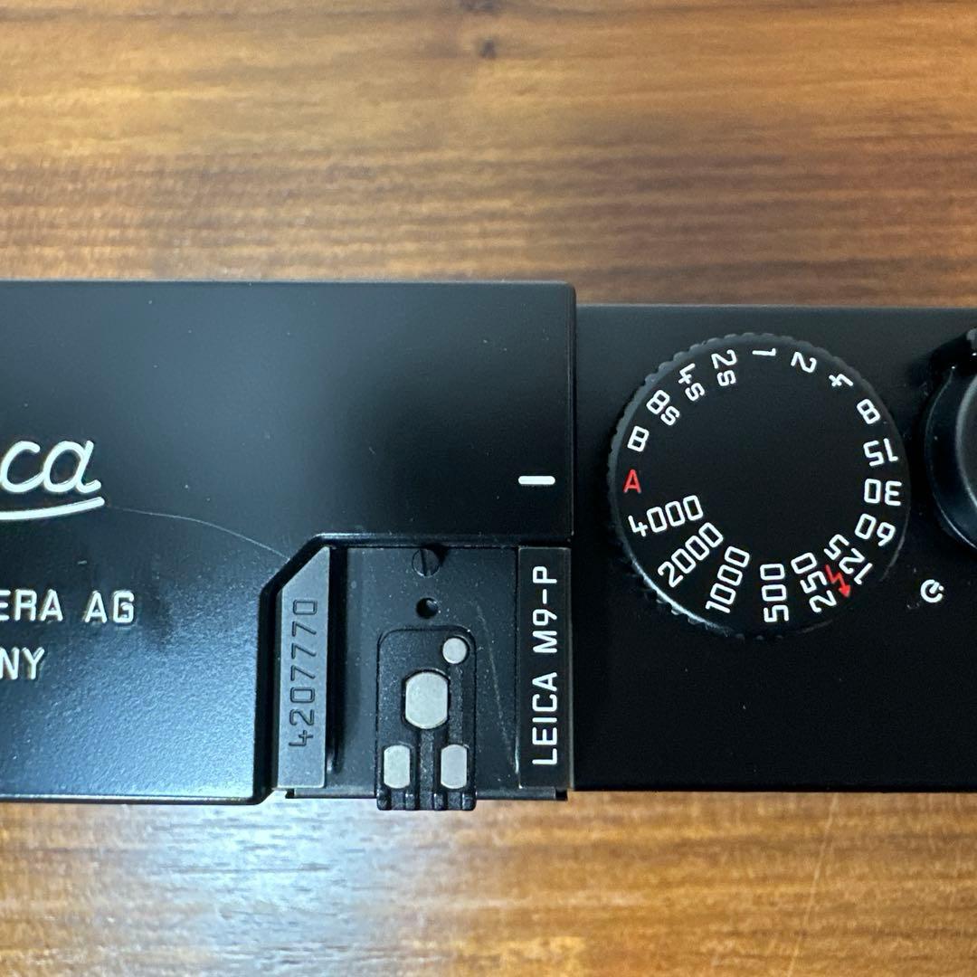 ライカ M9-P ブラックペイント バッテリー2個付きCCD対策済　777ゾロ目
