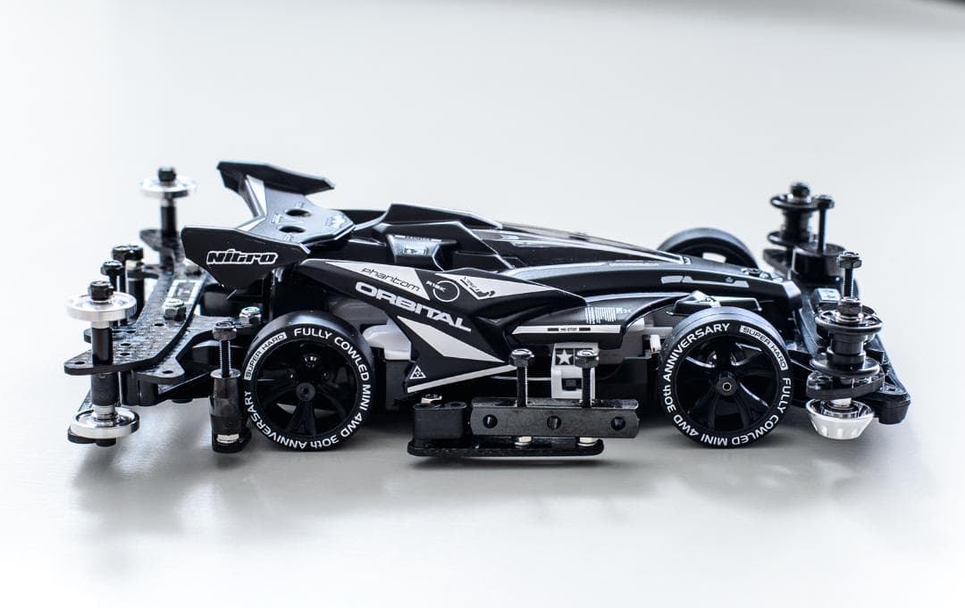 ミニ四駆完成品★アバンテMk.III MAフルベアリング・ポリカボディ未走行