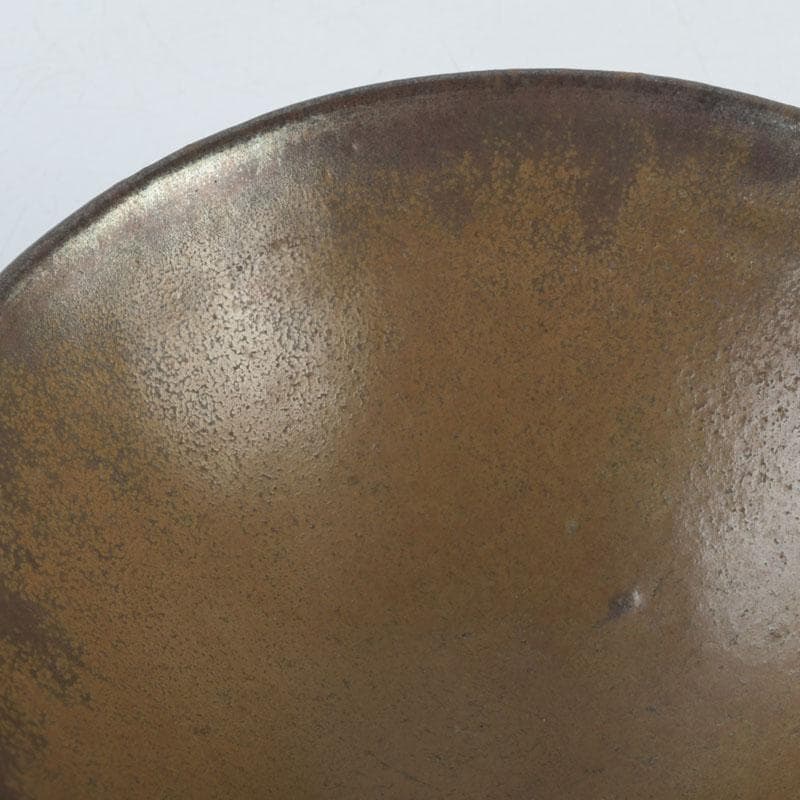 中国　南宋　建窯　兎毫盞　禾目天目茶碗　時代箱付　V　9542