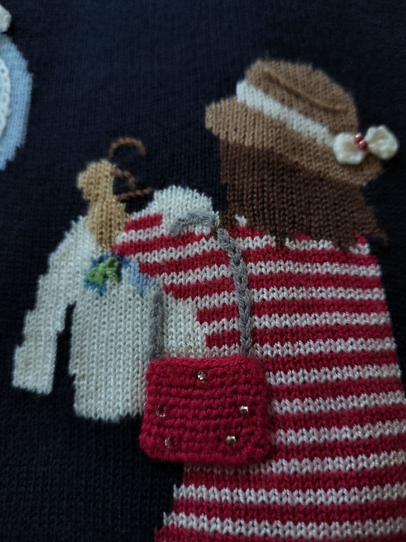 ファミリア　150 　カーディガン　　スカート