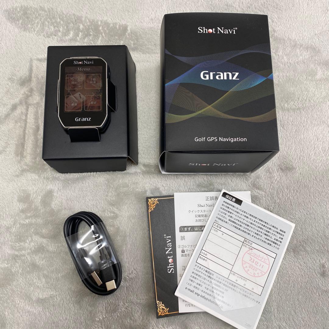 ショットナビ グランツ Shot Navi Granz ゴルフGPS距離計 美品