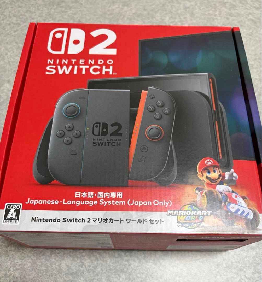 【新品未開封】Nintendo Switch2 マリオカートワールドセット