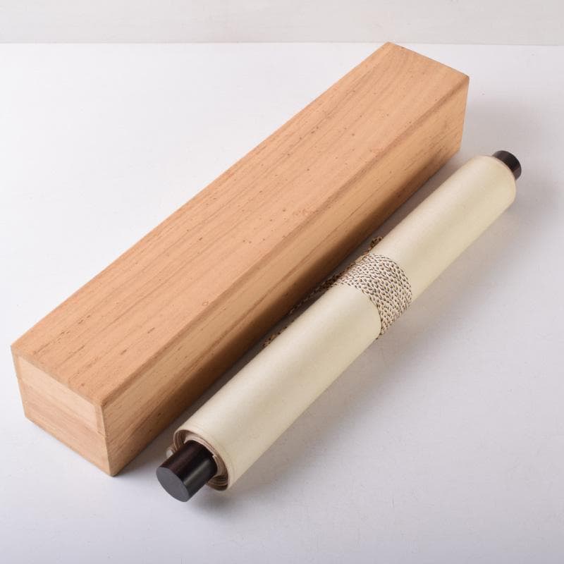 掛軸　古画　墨江武禅　山水人物図　C　7545A