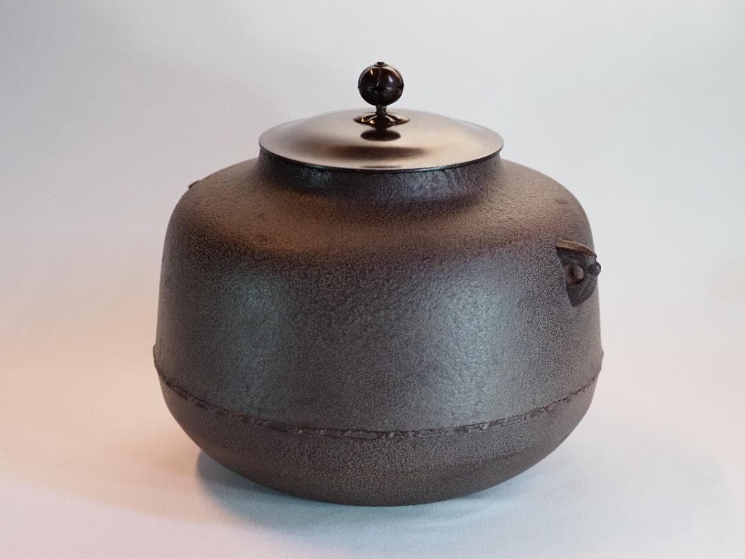 【人間国宝】高橋敬典造『阿弥陀堂釡』（共箱）