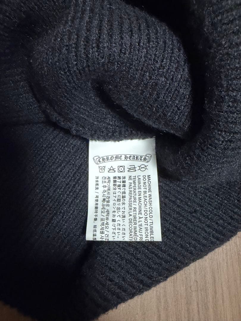 CHROME HEARTS ブラックニット帽