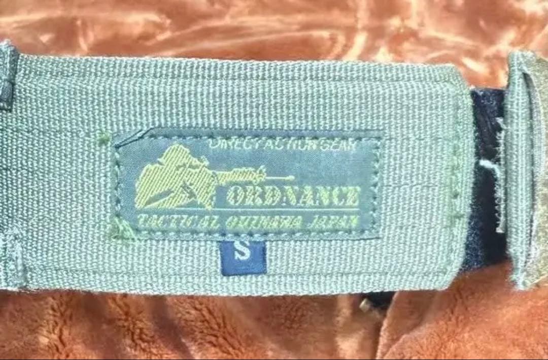 ORDNANCE(オードナンス)ベルト Sサイズ ODカラー インナーベルト付き