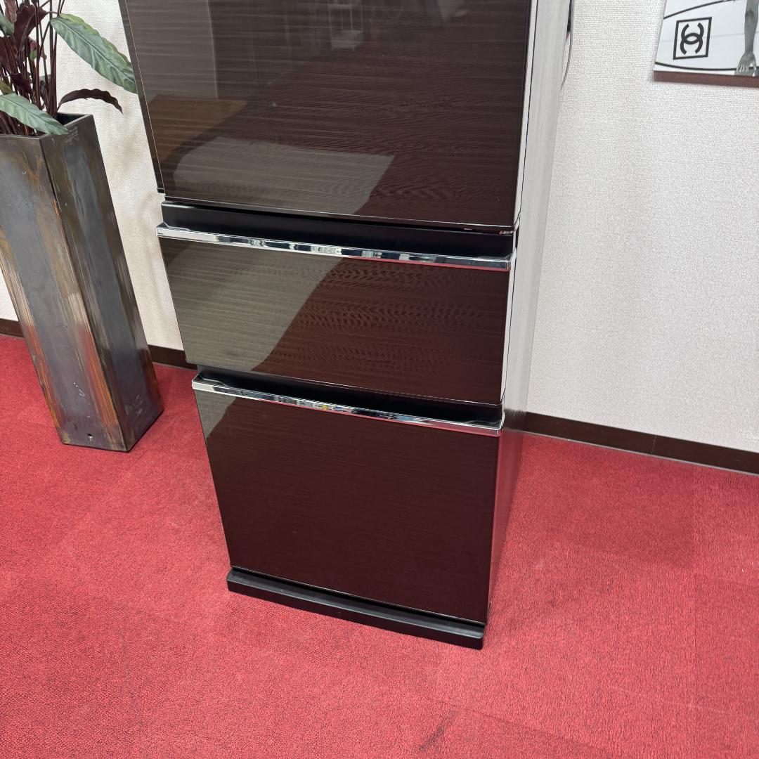 東京23区送料無料　美品三菱3ドア冷蔵庫2020年製330L　洗浄/除菌済み