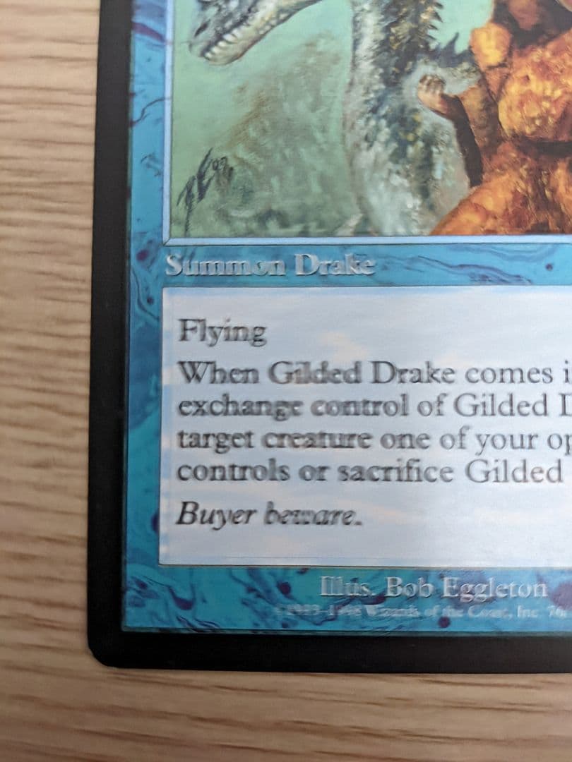【MTG】金粉のドレイク/Gilded Drake【USG】