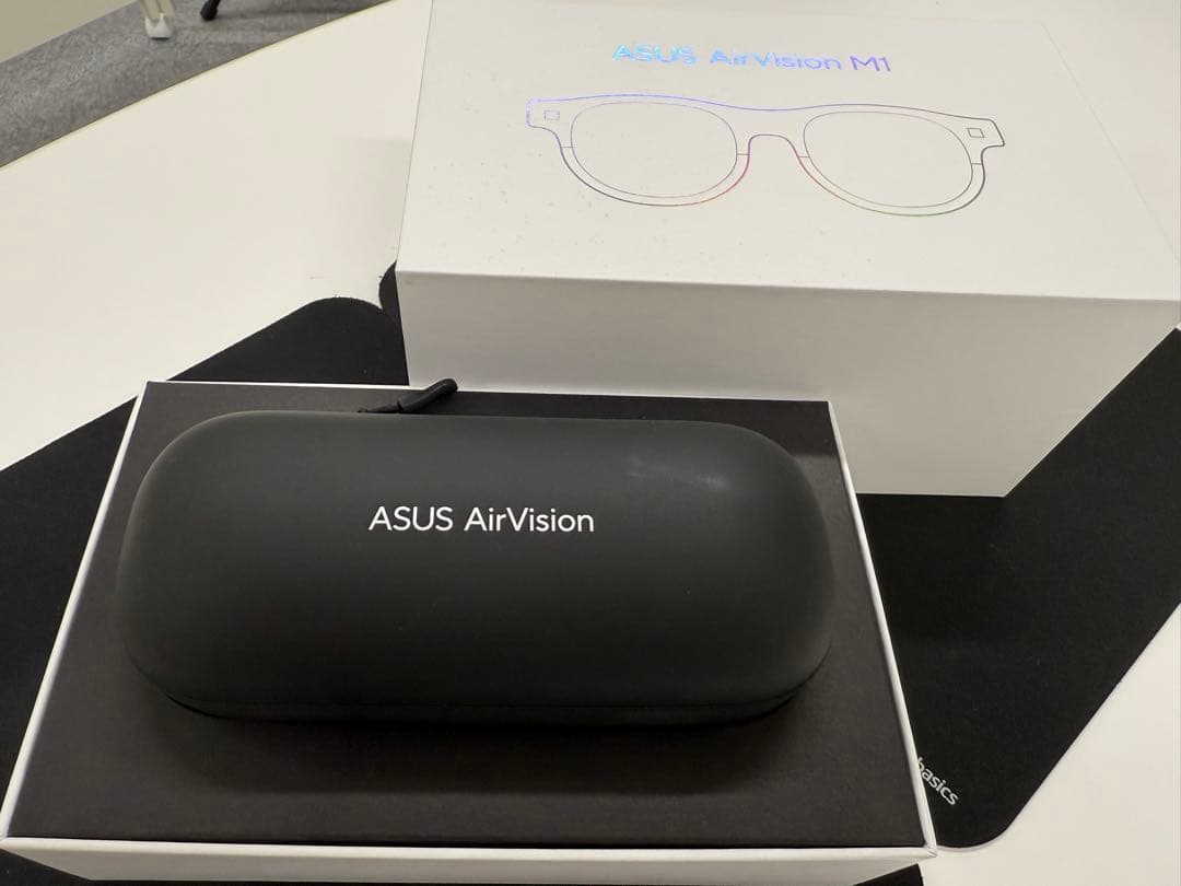 【ほぼ未使用】ASUS AirVision M1 ブラックサングラス 本体