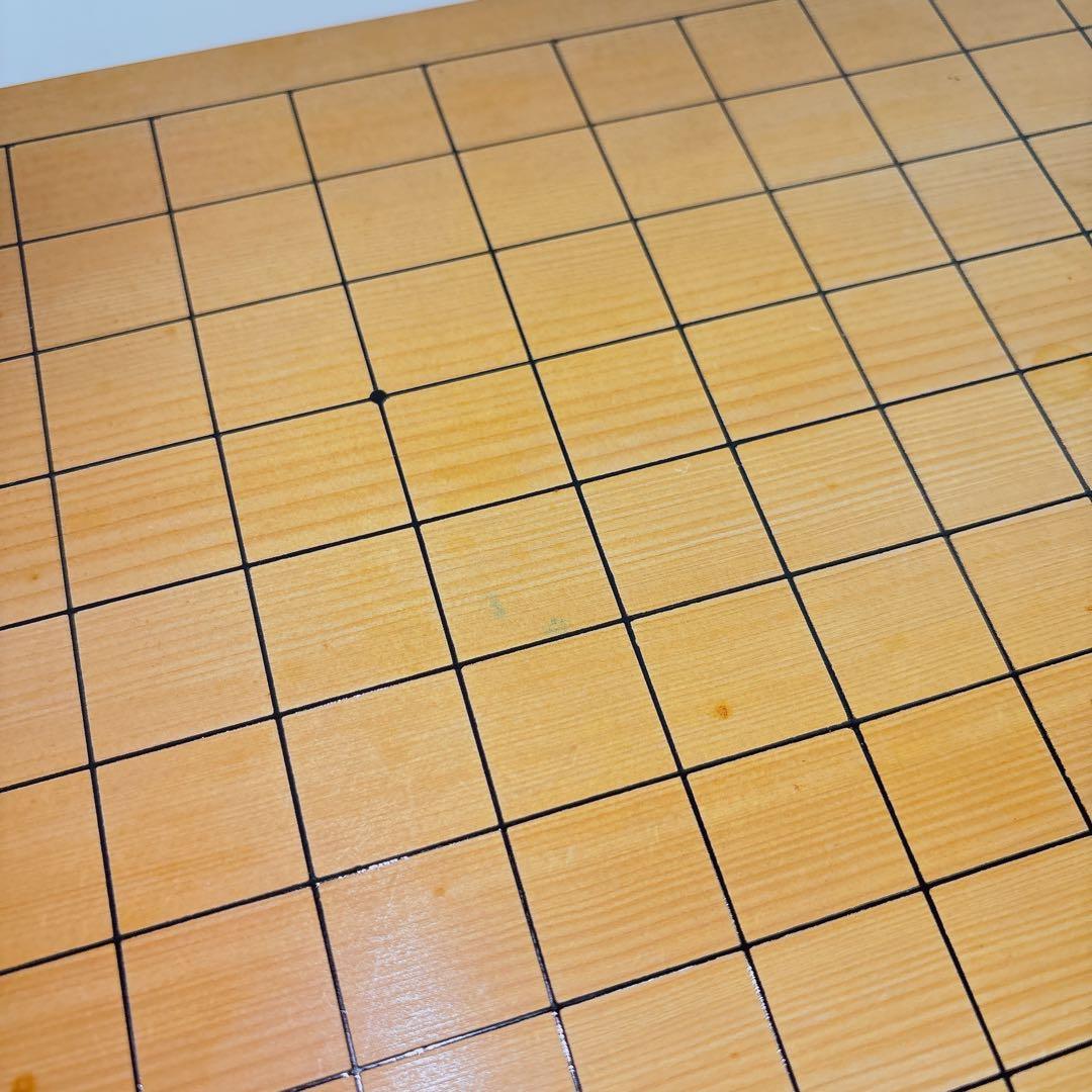 碁盤 脚付き ヘソあり 天然木