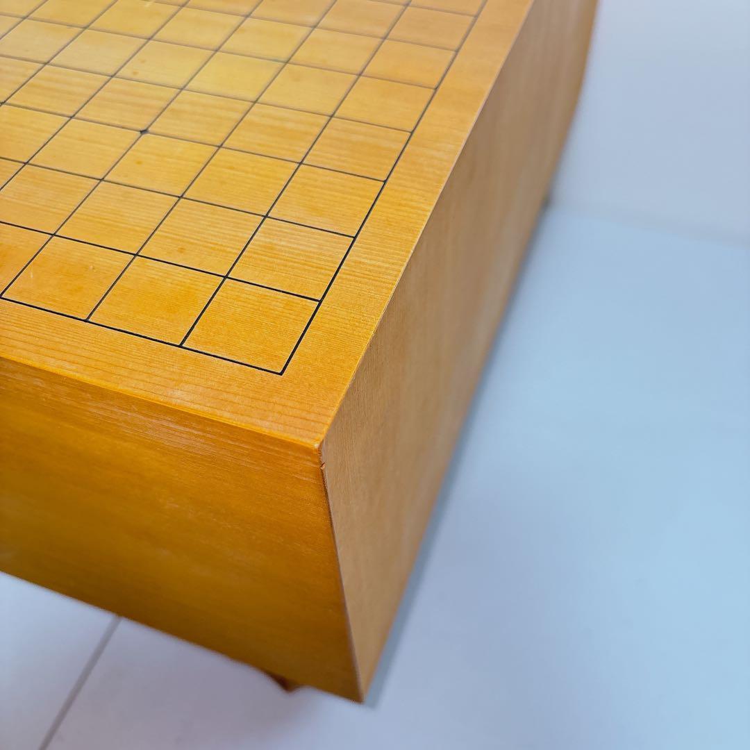 碁盤 脚付き ヘソあり 天然木