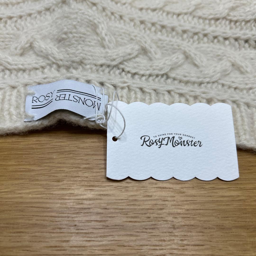 新品❣️Rosy Monster アイボリー ニット帽