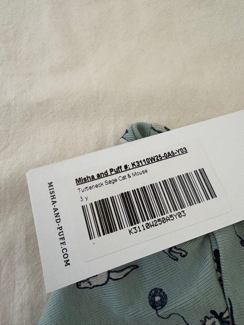 トップス Turtleneck Sage Cat & Mouse 3y