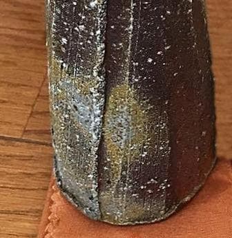 工芸会正会員　奥本丸味 備前花入 M53