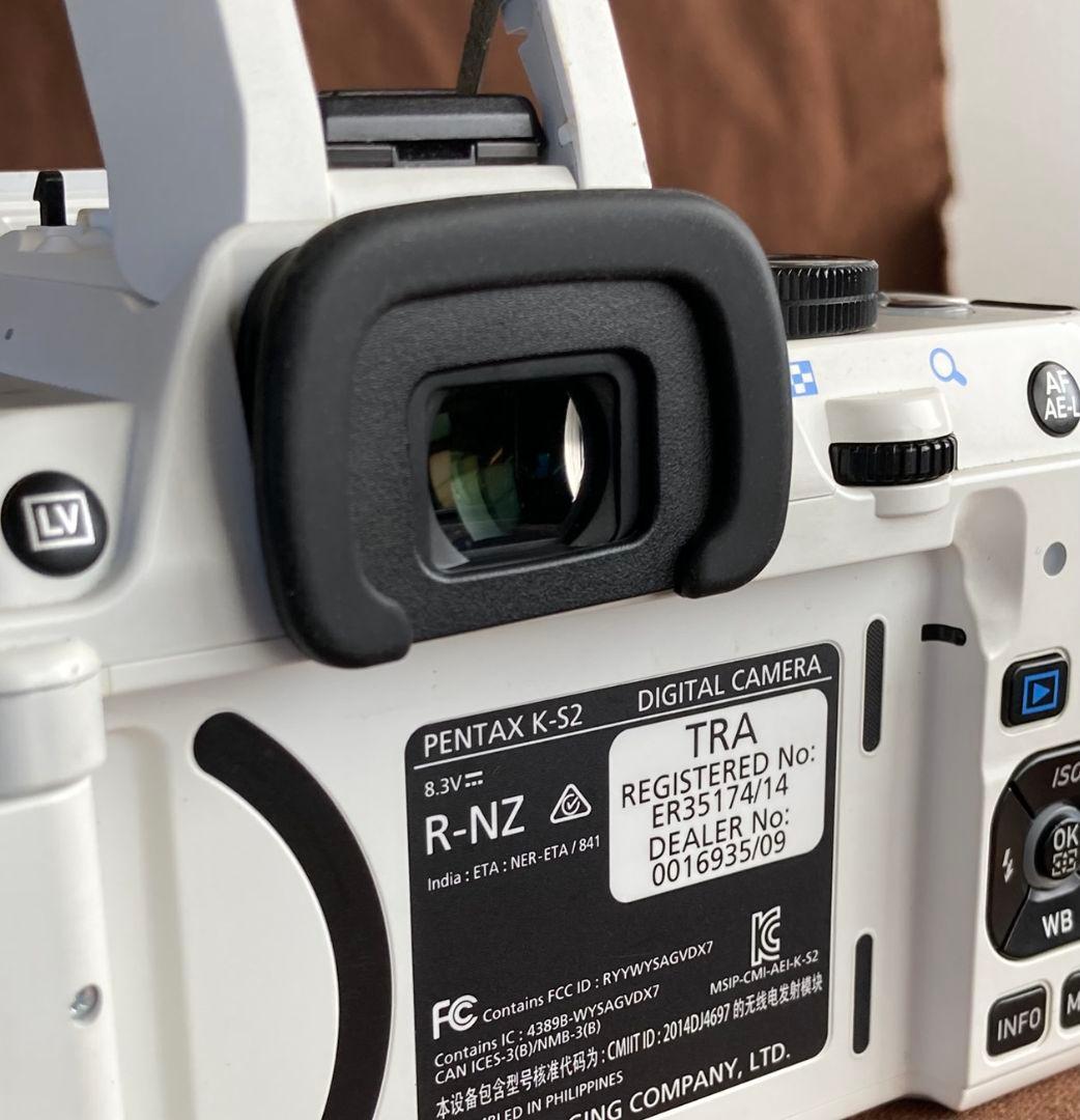 【絞り制御不良】PENTAX K-S2 ホワイト レンズ3本付き