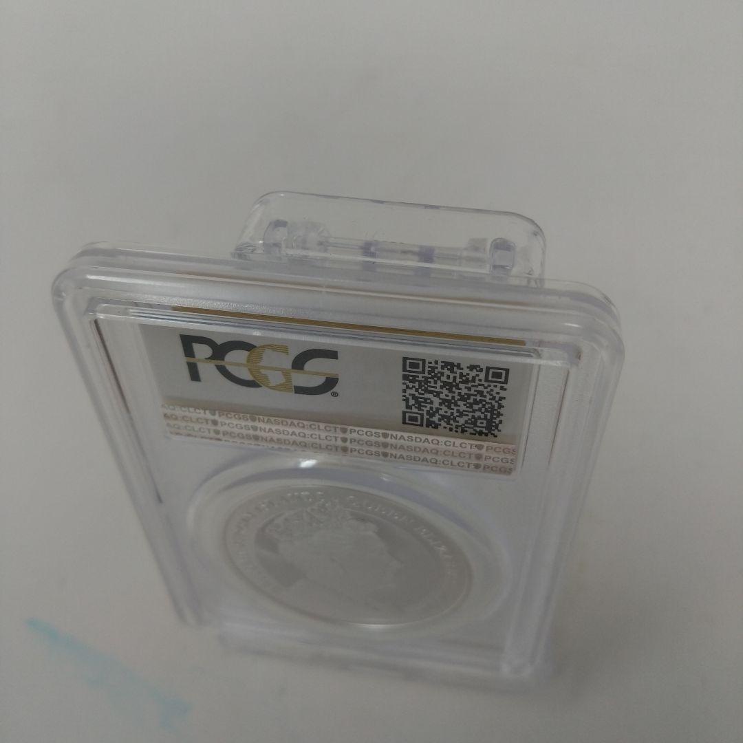 PCGS PR67 イギリス領ヴァージン諸島 ペガサス 銀貨 2017-P
