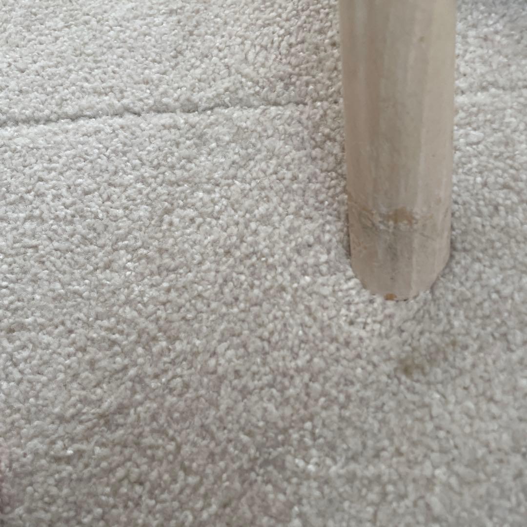 木製ダイニングテーブルとグレー椅子セット［直接譲渡］［江東区］