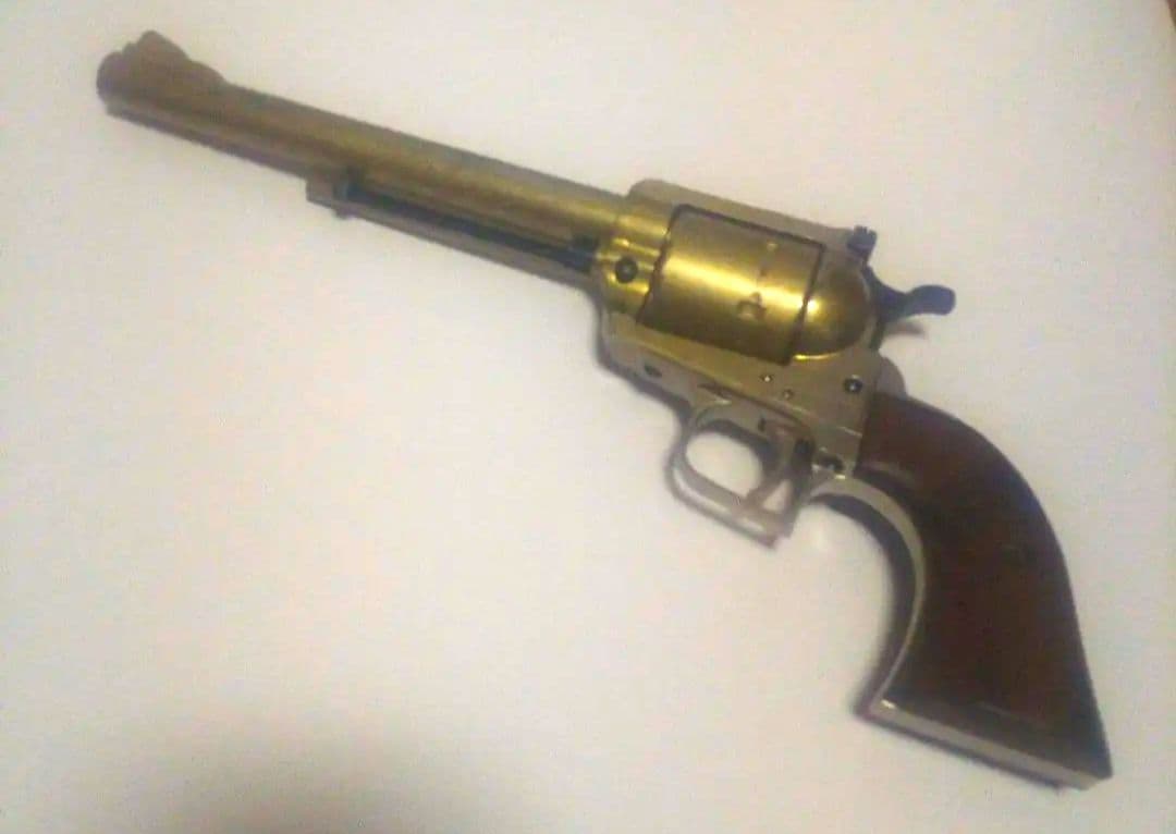 希少！ マルシン SMG スーパーブラックホーク ルガー44マグナム 金色