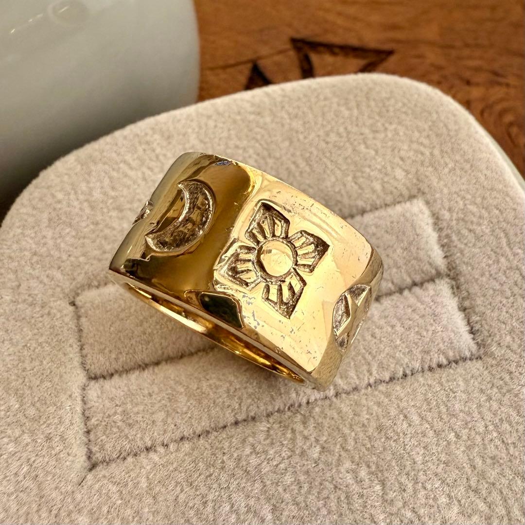 英国製初期版レアVivienneWestwoodオーブ/ウェディングリング L