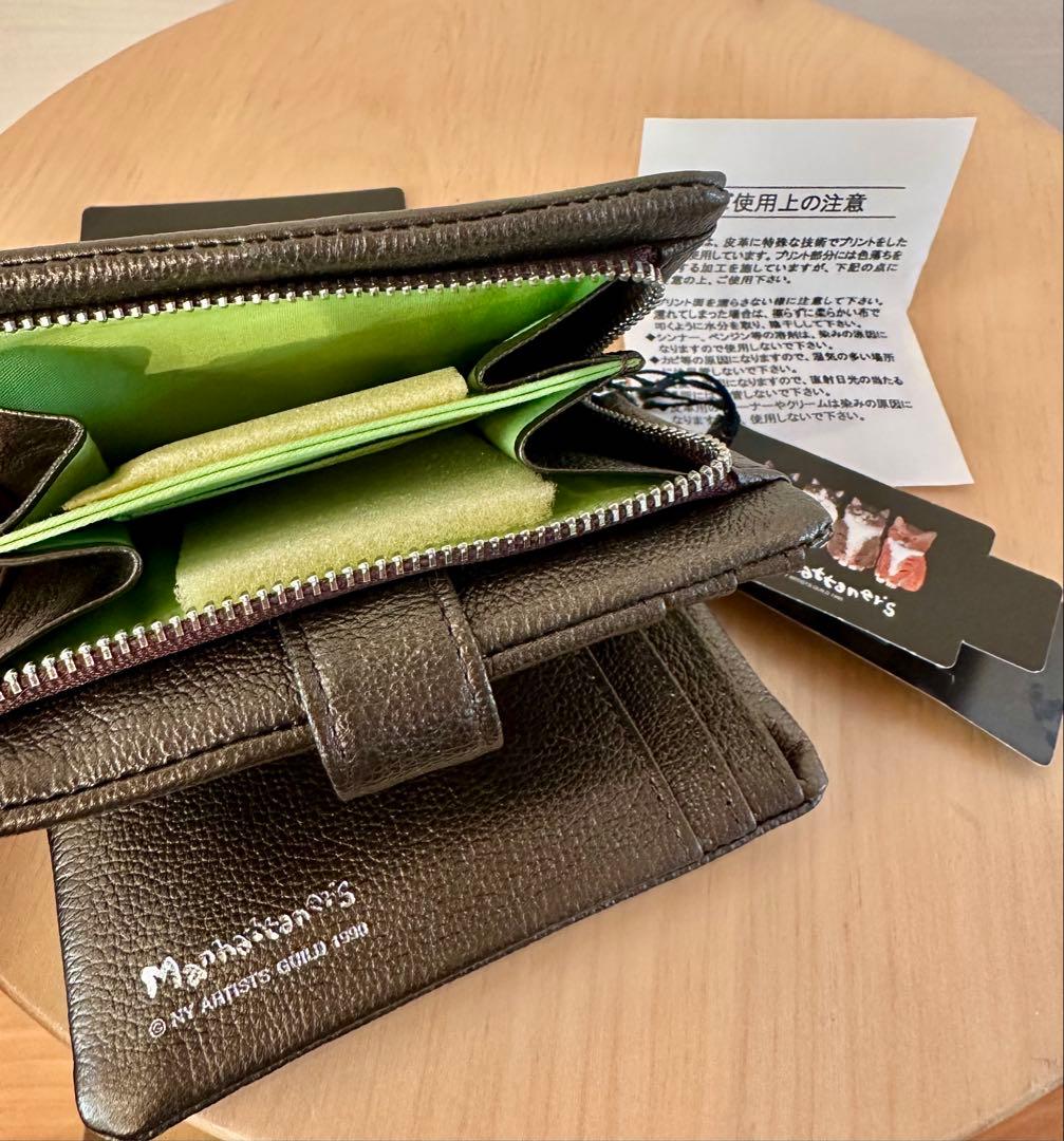 Manhattaner's 猫の二つ折り財布