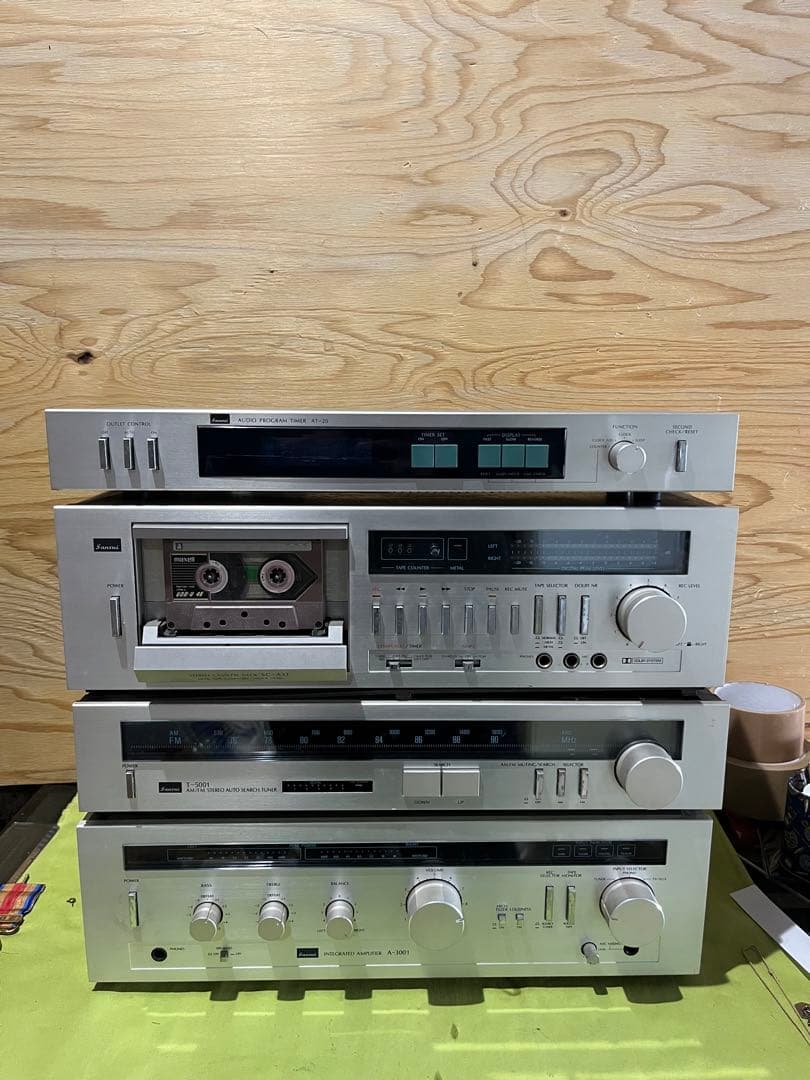 Sansui 山水電気 オーディオ機器　まとめ売り　通電確認済み　ジャンクとして