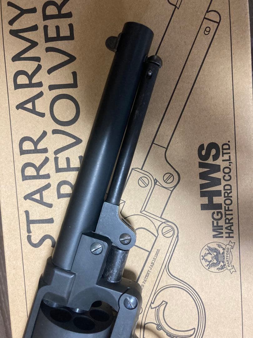 スタールアーミーリボルバー　予備パーツ付き　未発火　モデルガン　ハートフォード