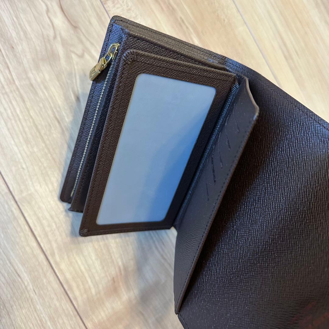【超美品】LOUIS VUITTONルイヴィトン アレクサンドラ ダミエ　財布