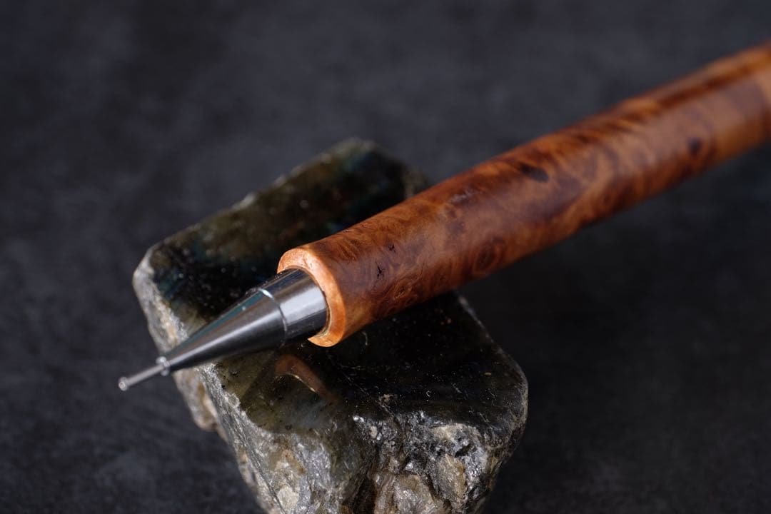 高村杢工房PG5木軸カスタムシャープペンシル0078 花梨瘤