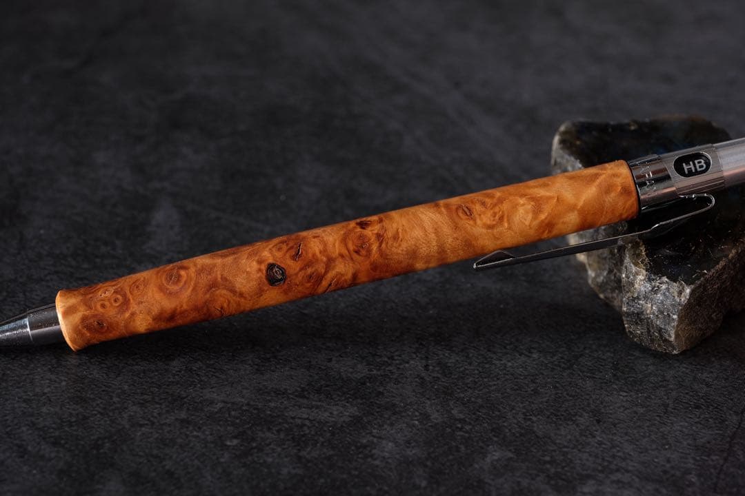 高村杢工房PG5木軸カスタムシャープペンシル0078 花梨瘤