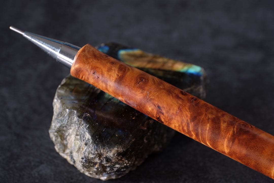 高村杢工房PG5木軸カスタムシャープペンシル0078 花梨瘤