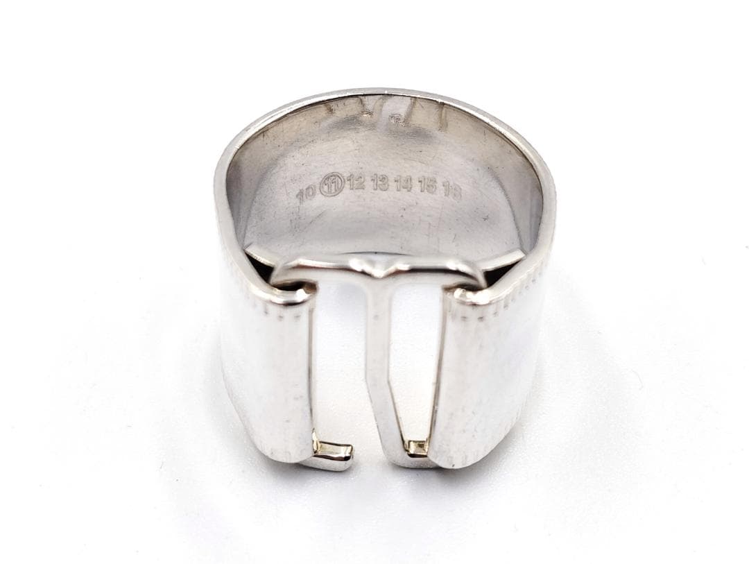 超希少☆18AW／メゾンマルジェラ／4連リング／シルバー925／アーカイブ品