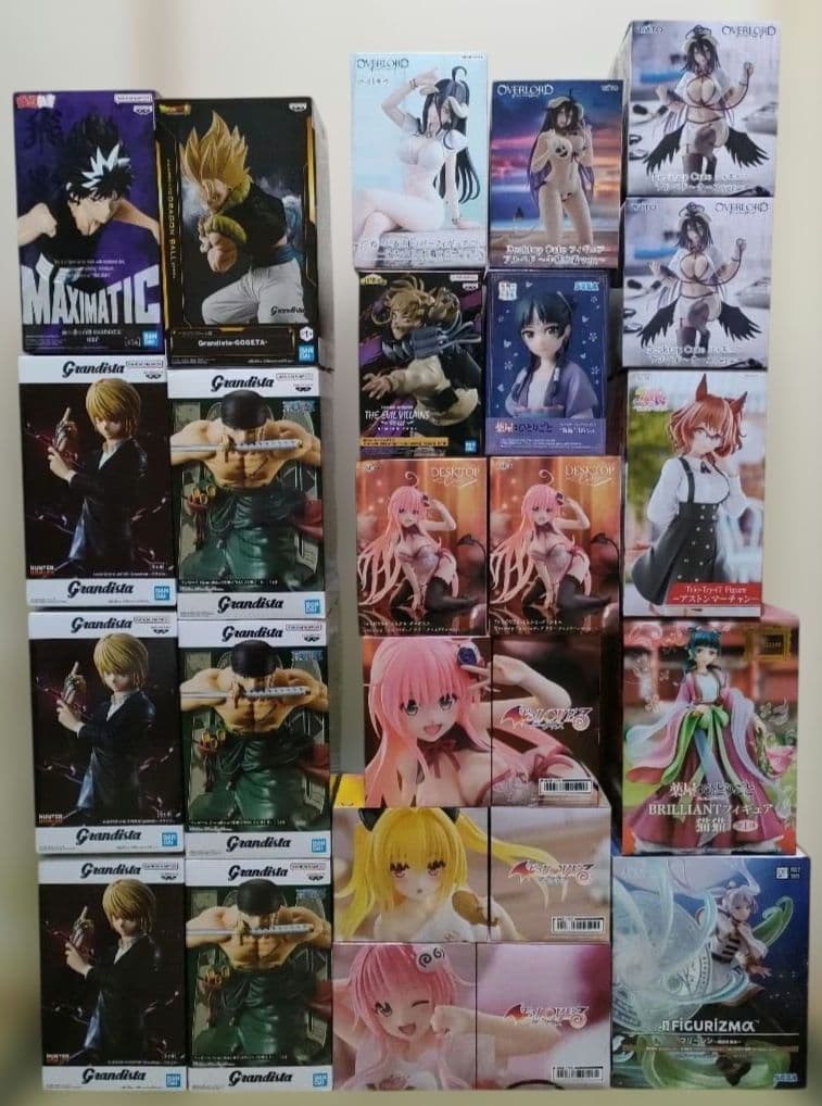 人気アニメキャラクター フィギュア コレクション　25点