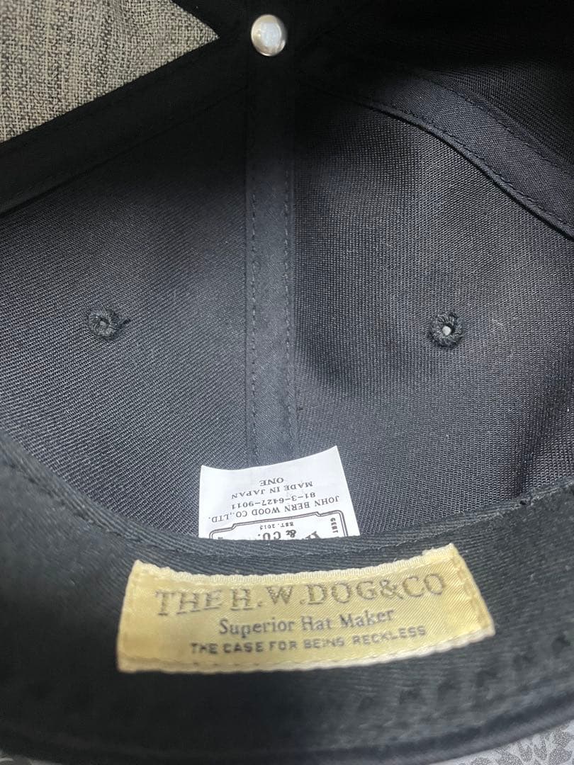 THE H.W.DOG&CO. オンライン限定　オールブラック　レザー