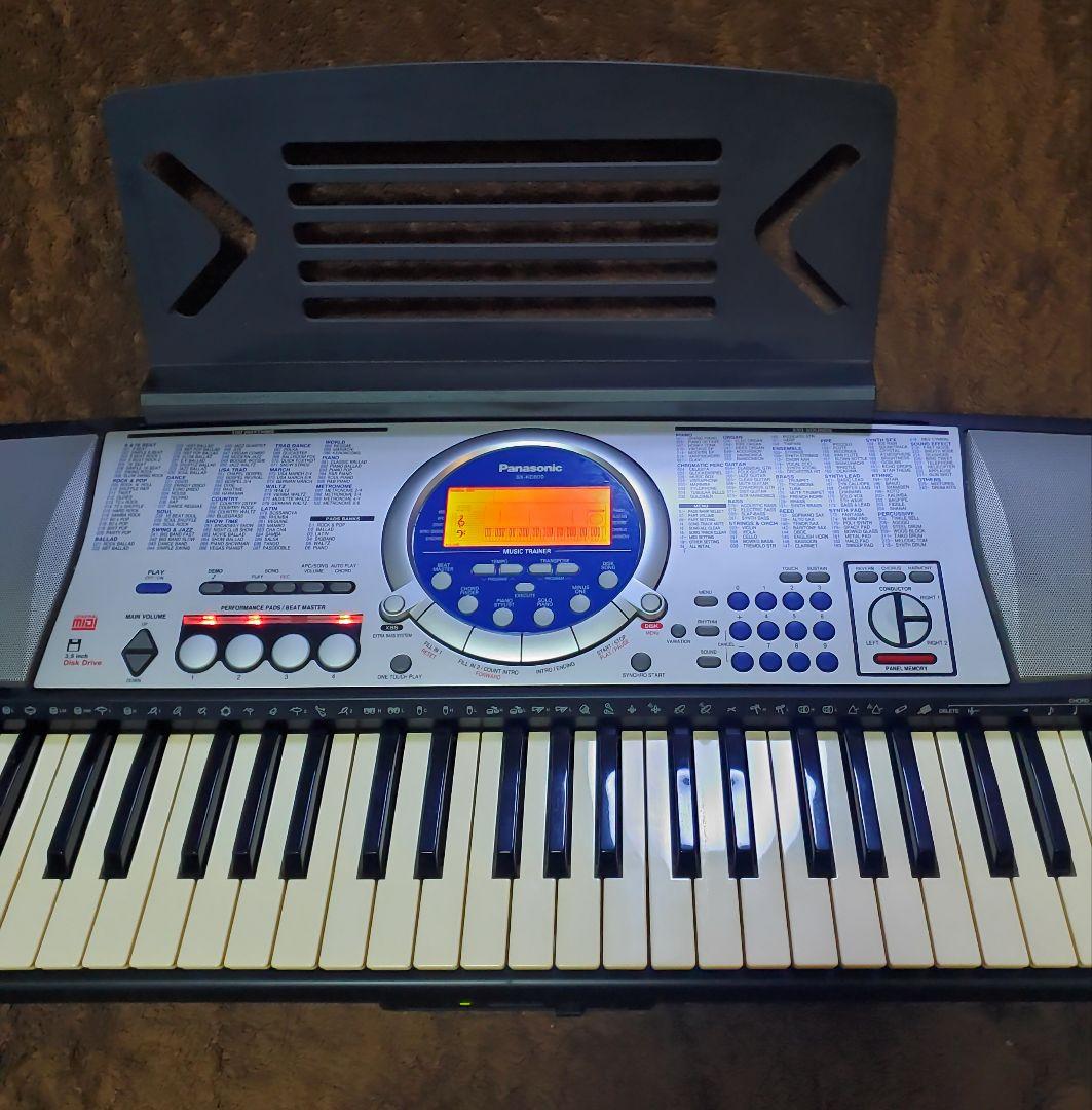 【希少】Panasonic SX-KC600 キーボード 電子ピアノ 海外？