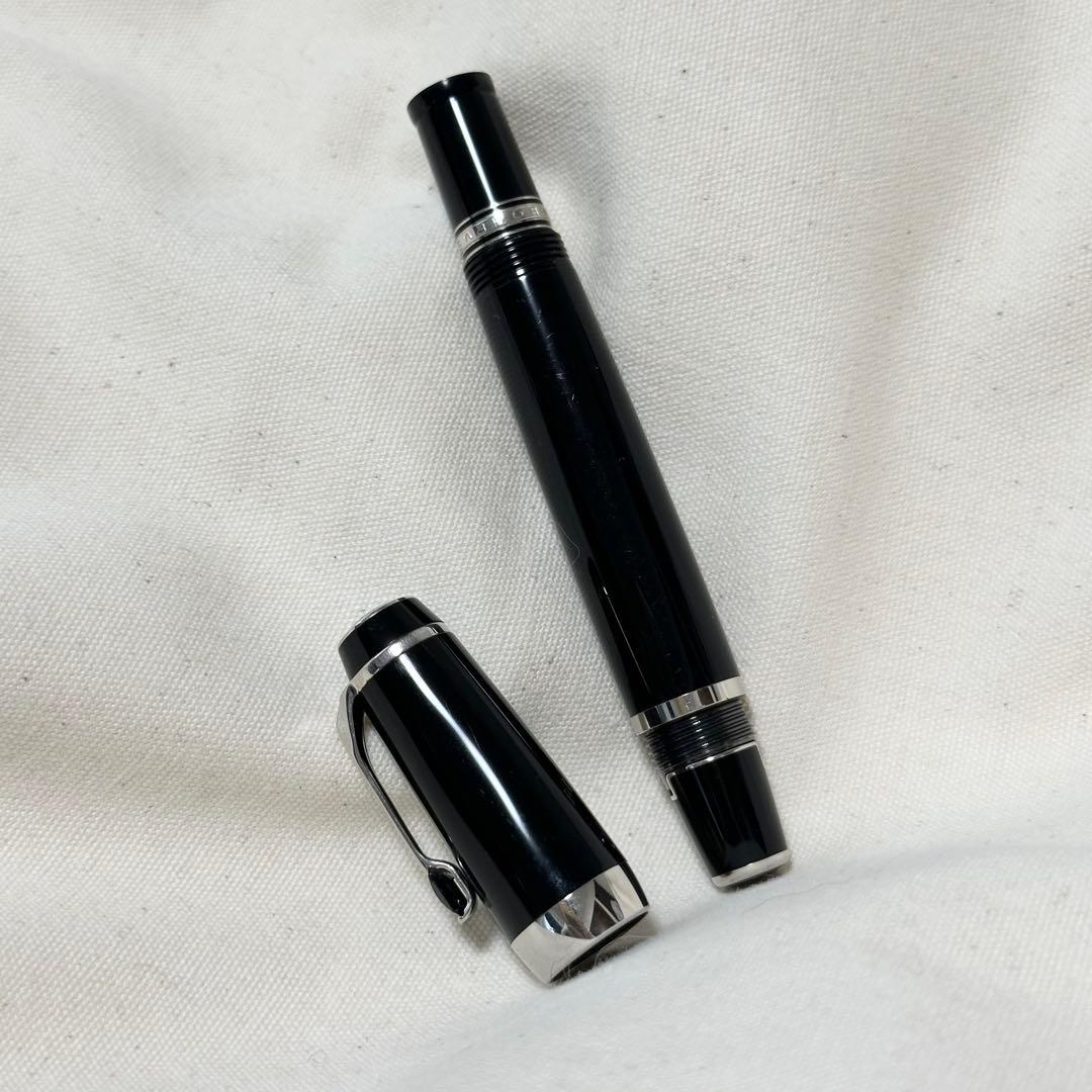 モンブラン ボエム ノワール プラチナライン 万年筆