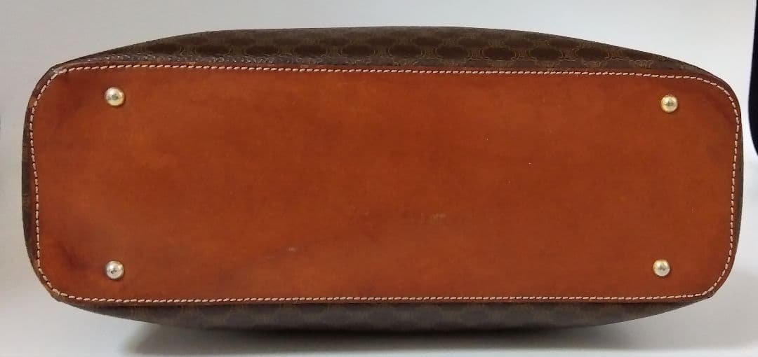 APD03 セリーヌ マカダム ハンドバッグ トリオンフ ゴールド金具