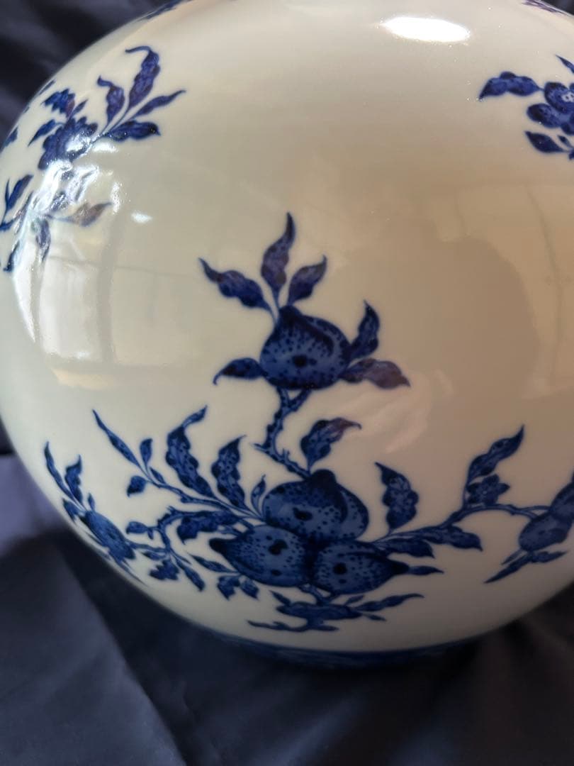 ○ 清代　雍正年製　花器　時代物　中国美術