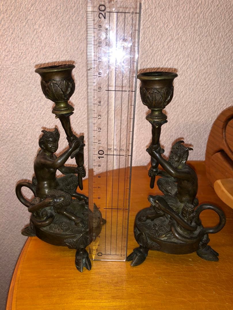 アンティーク　1890s デビル　悪魔　オカルト　骨董　インダストリアル　レトロ