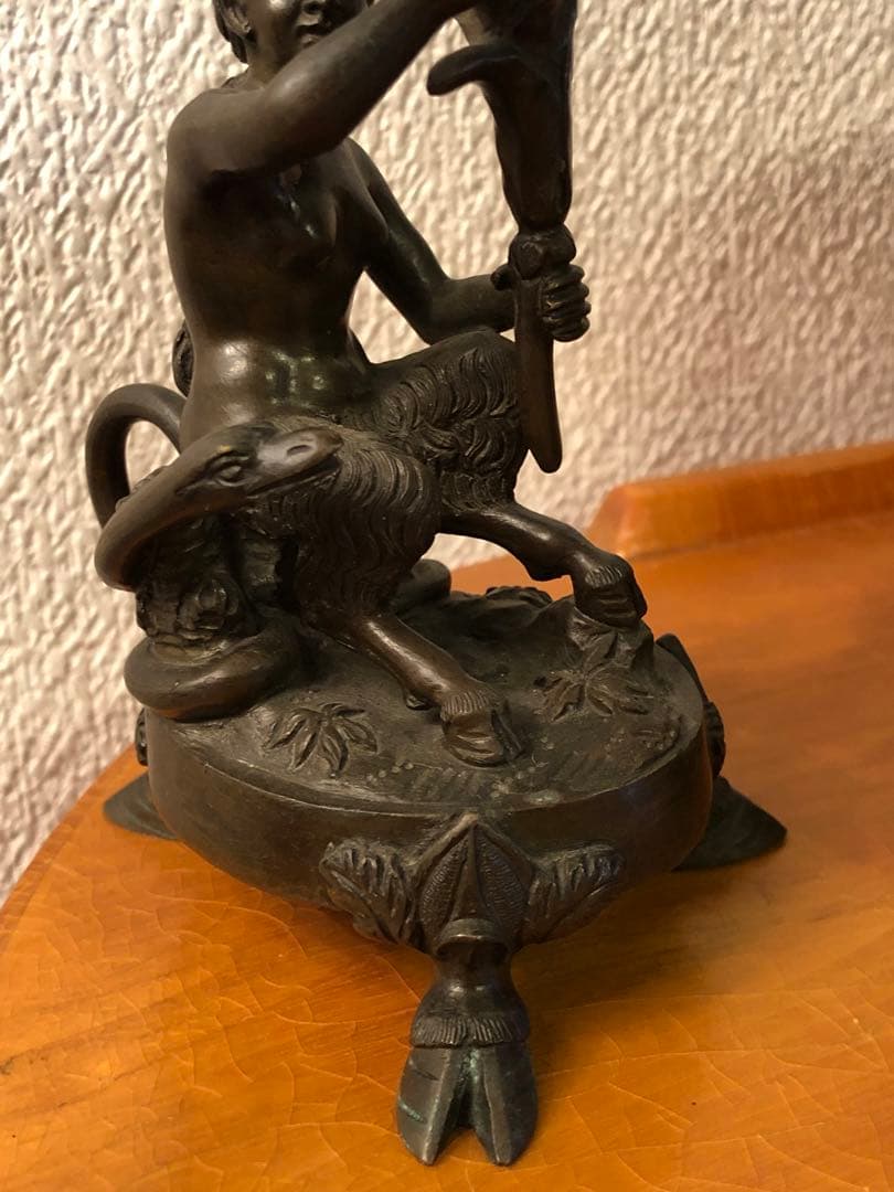 アンティーク　1890s デビル　悪魔　オカルト　骨董　インダストリアル　レトロ