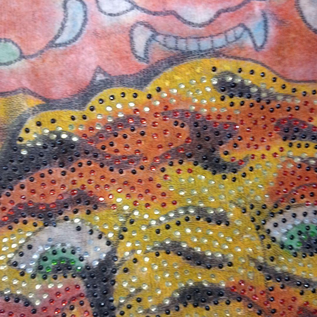 Don Ed Hardy ベロアパーカー XL 虎 黒 刺繍 ジップ メンズ