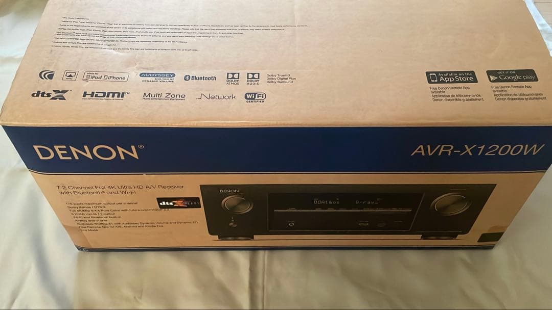 【美品】デノン DENON AVアンプ AVR-X1200W